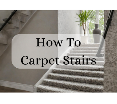 how to carpet stairs